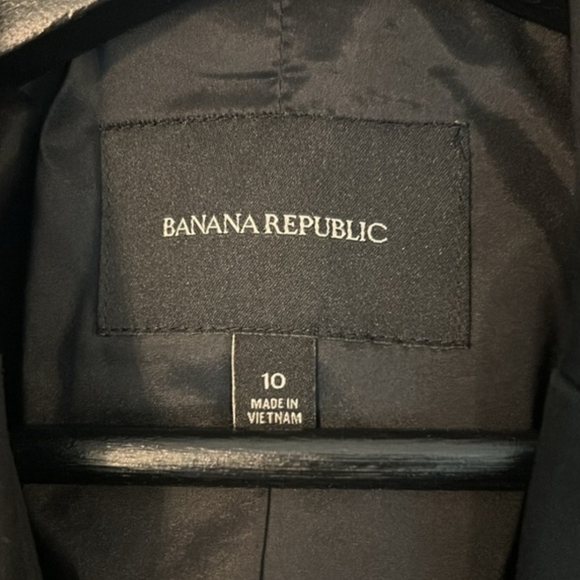 Banana Republic Black Classic Cotton Blazer - Picture 5 of 11